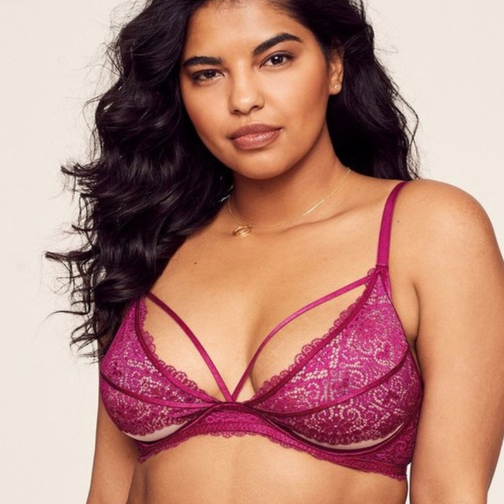 Adore Me Jenni Unlined Plus Bra 44D
